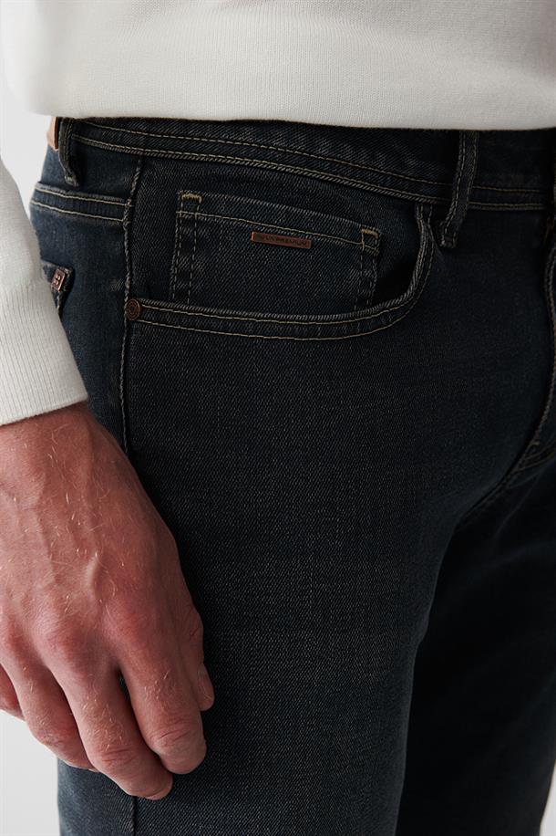 Antrasit Eskitme Yıkamalı  Pantolon