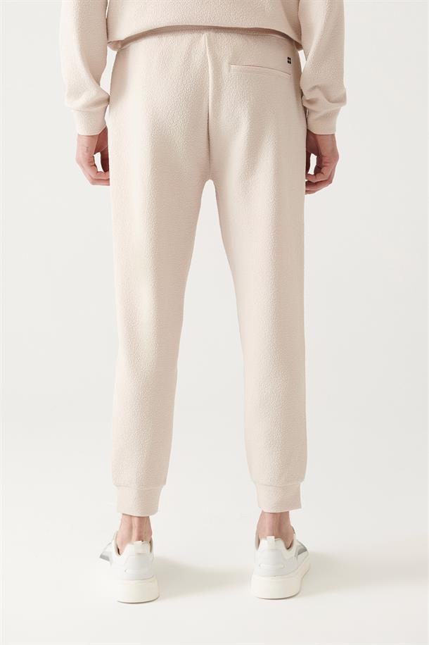 Bej Jakarlı Jogger