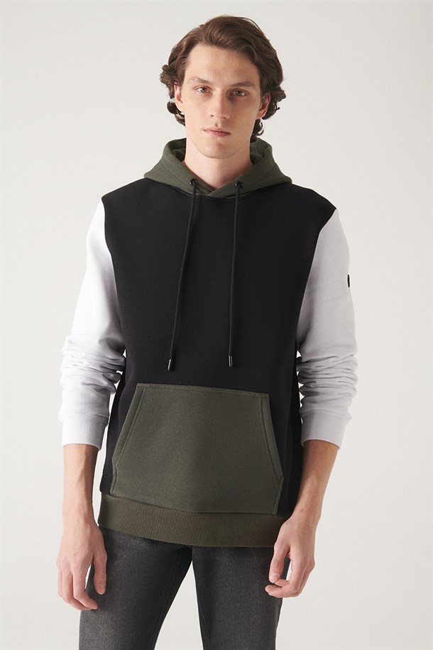 Blok Renkli Sweatshirt
