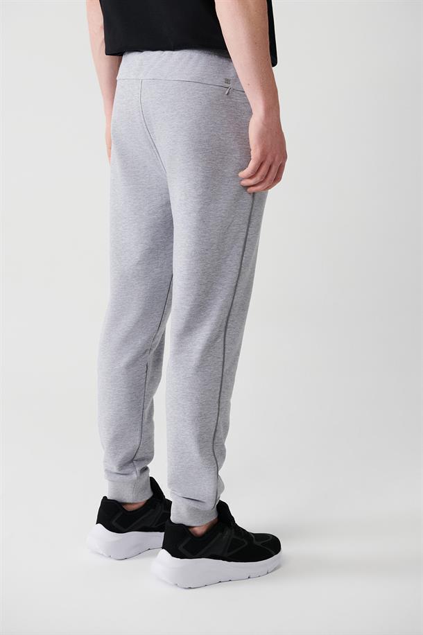 Gri Şeritli Jogger