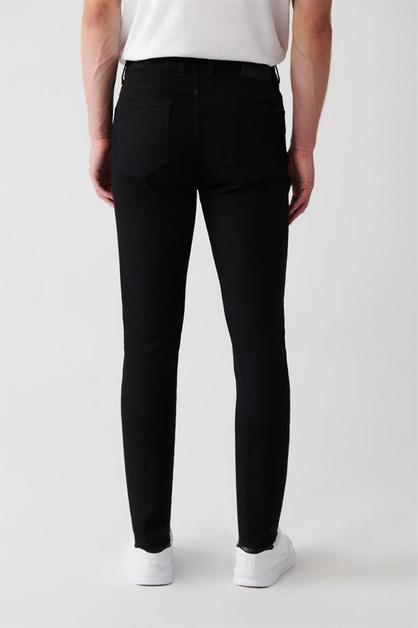 Siyah Basic 5 Cep Kanvas Pantolon