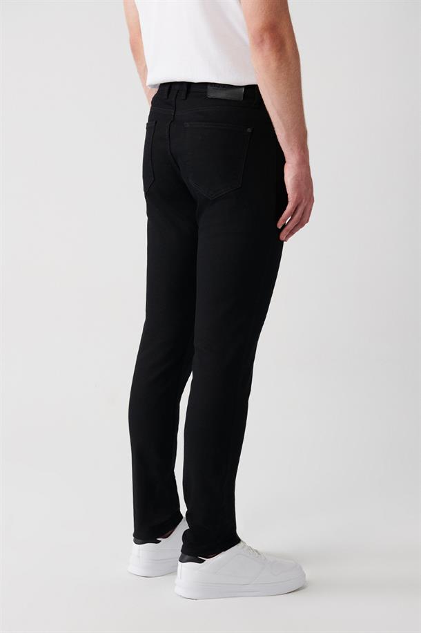 Siyah Basic 5 Cep Kanvas Pantolon