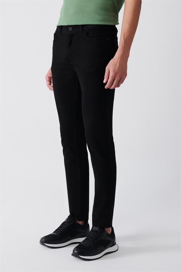 Siyah Basic 5 Cep Pantolon