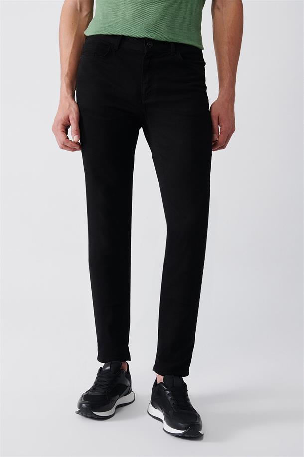 Siyah Basic 5 Cep Pantolon
