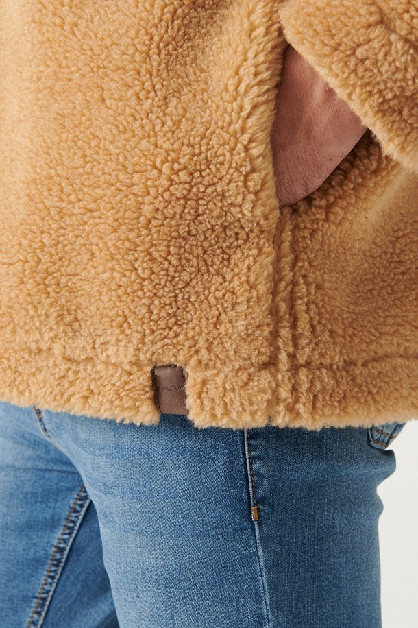 Suni Kürk/ İçi Süet Peluş Mont
