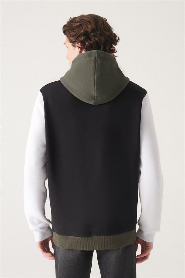 Blok Renkli Sweatshirt