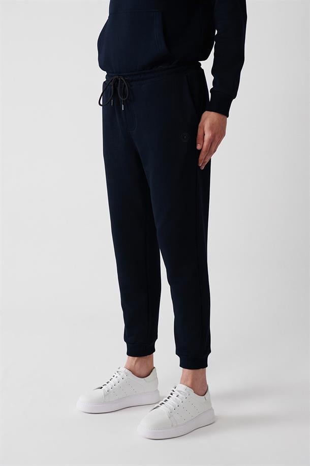 Lacivert 3 İplik Jogger Eşofman Altı