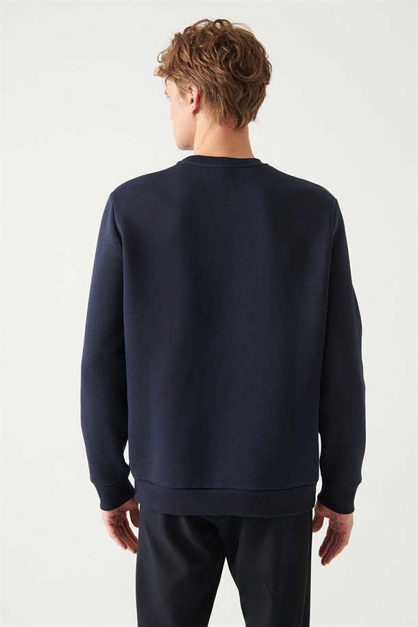 Reflektör Baskılı Sweatshirt