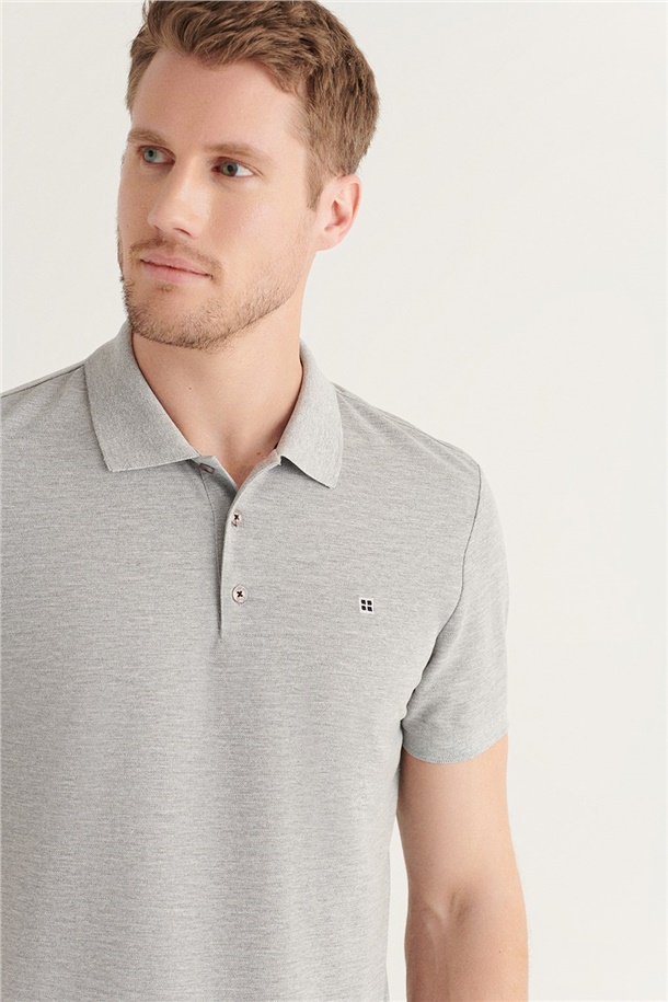 Polo Yaka Düz T-Shirt