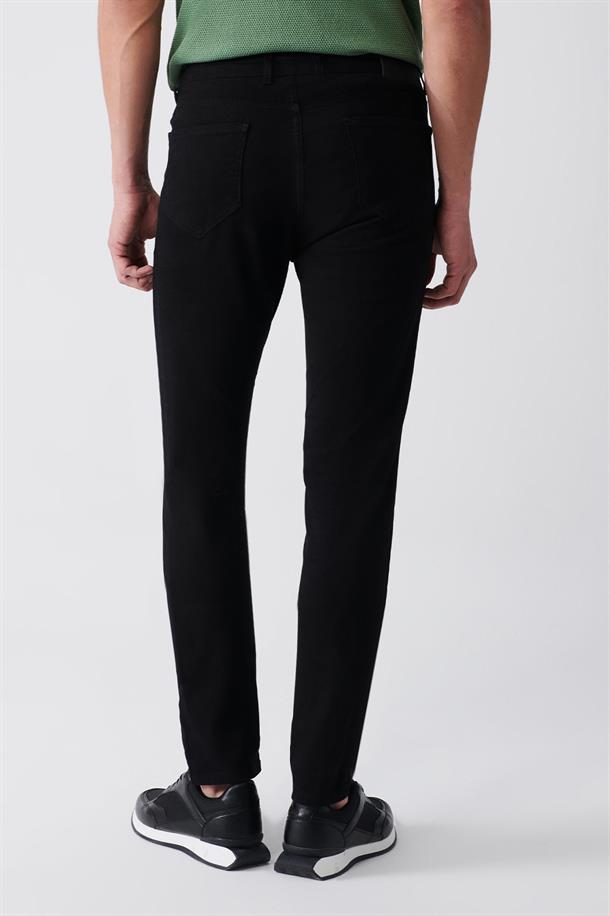 Siyah Basic 5 Cep Pantolon