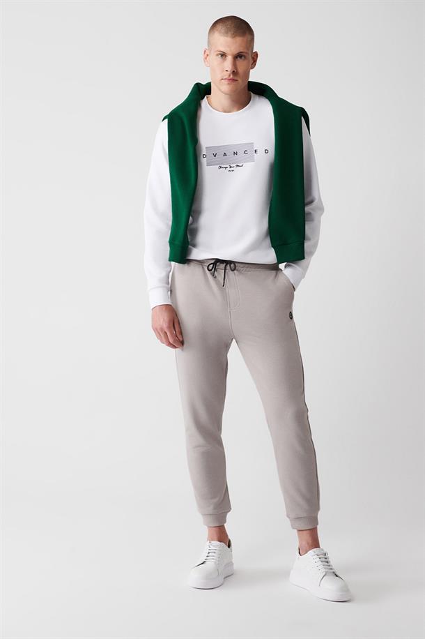 Taş 3 İplik Regular Fit Standart Kesim Jogger Eşofman Altı