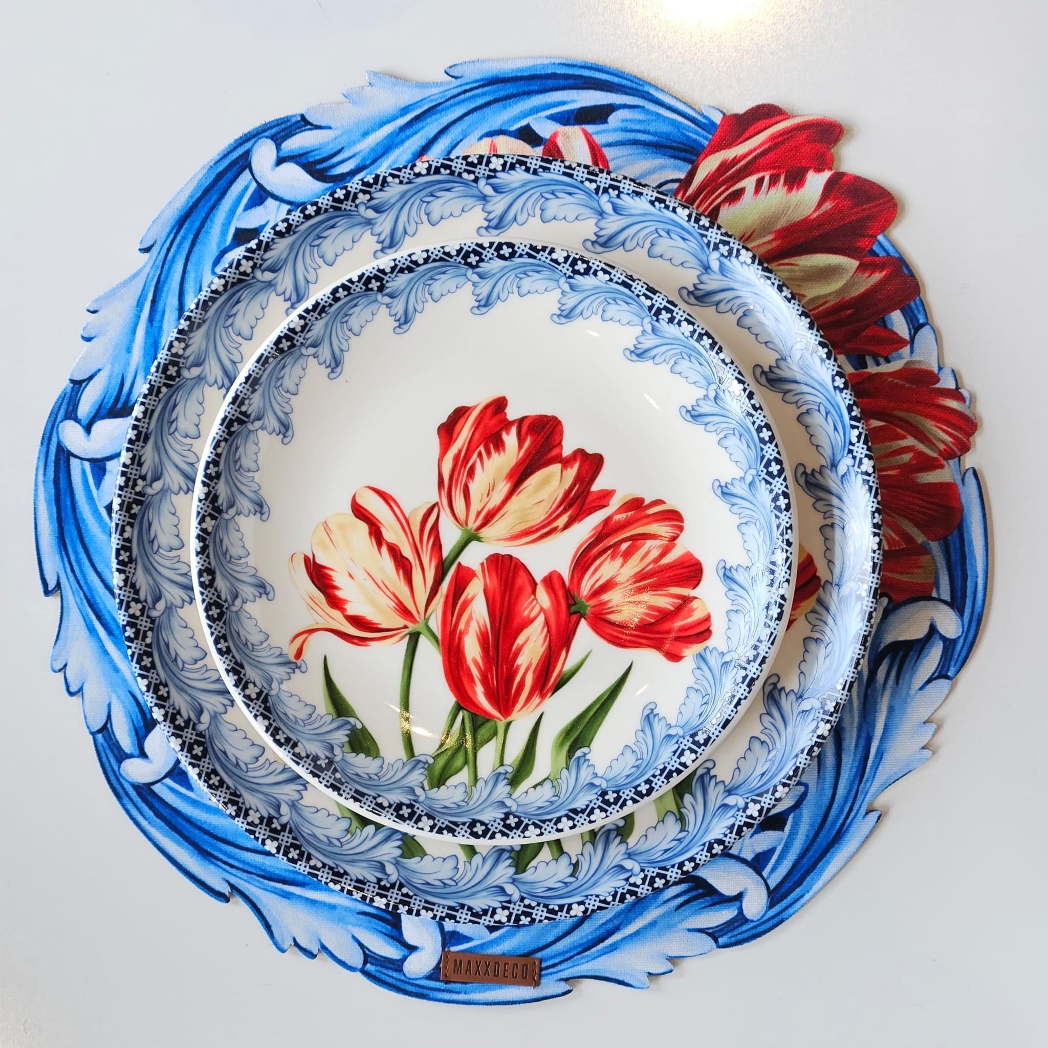 27 cm Porselen Tabak