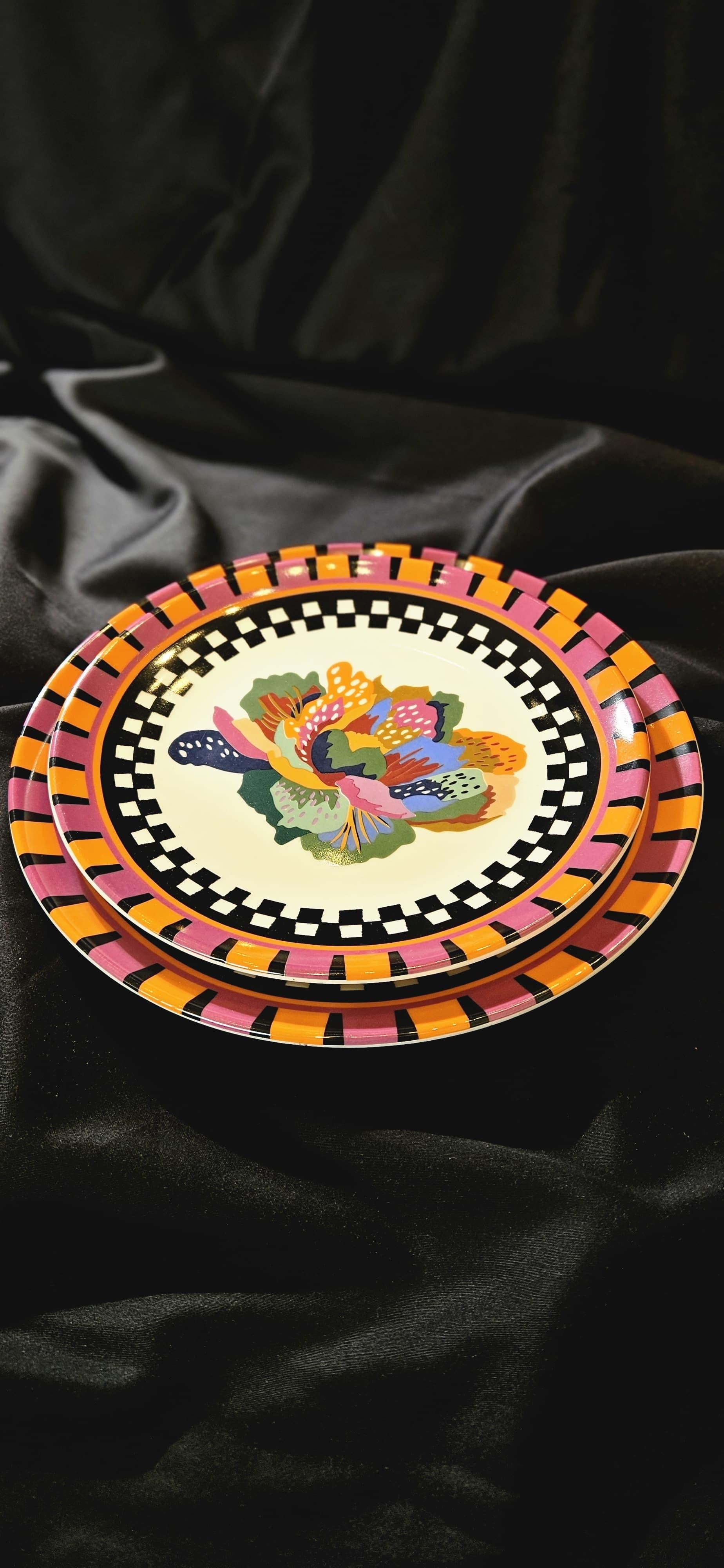 27 cm Porselen Tabak
