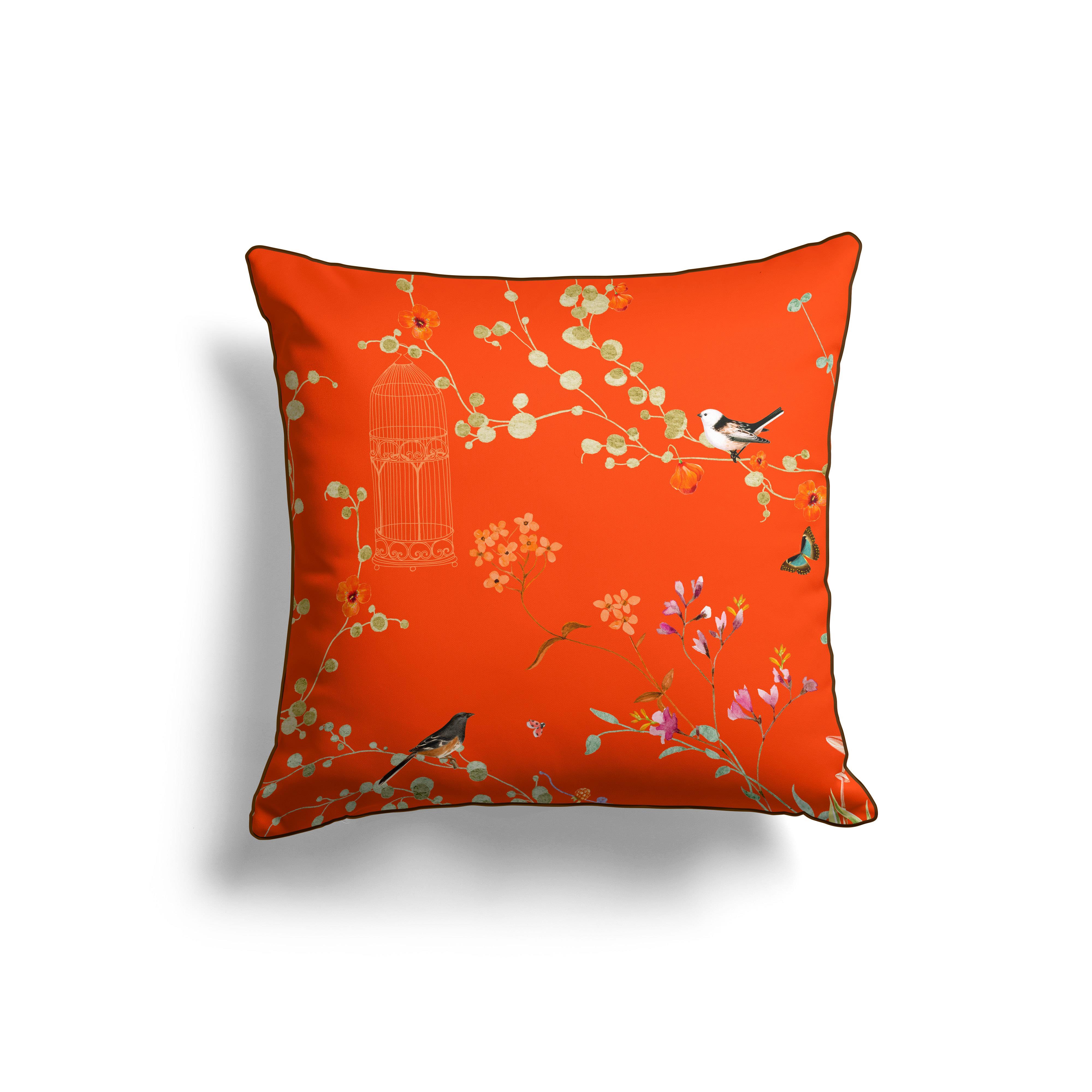43x43 cm Biyeli Kırlent Kılıfı-12561