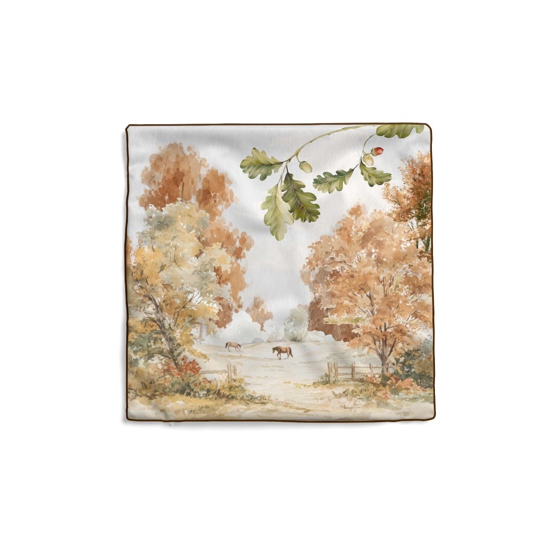 43x43 cm Biyeli Kırlent Kılıfı
