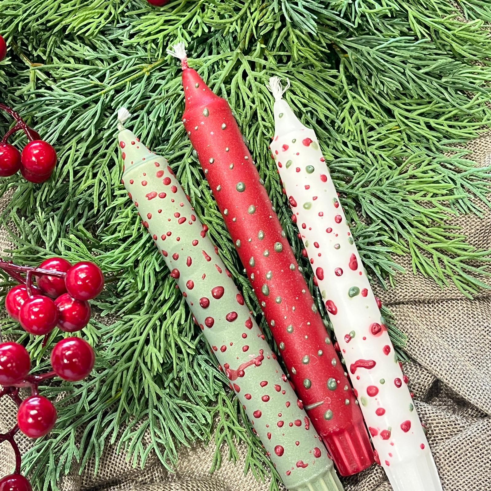 CHRISTMAS BEYAZ DAMLA MUM