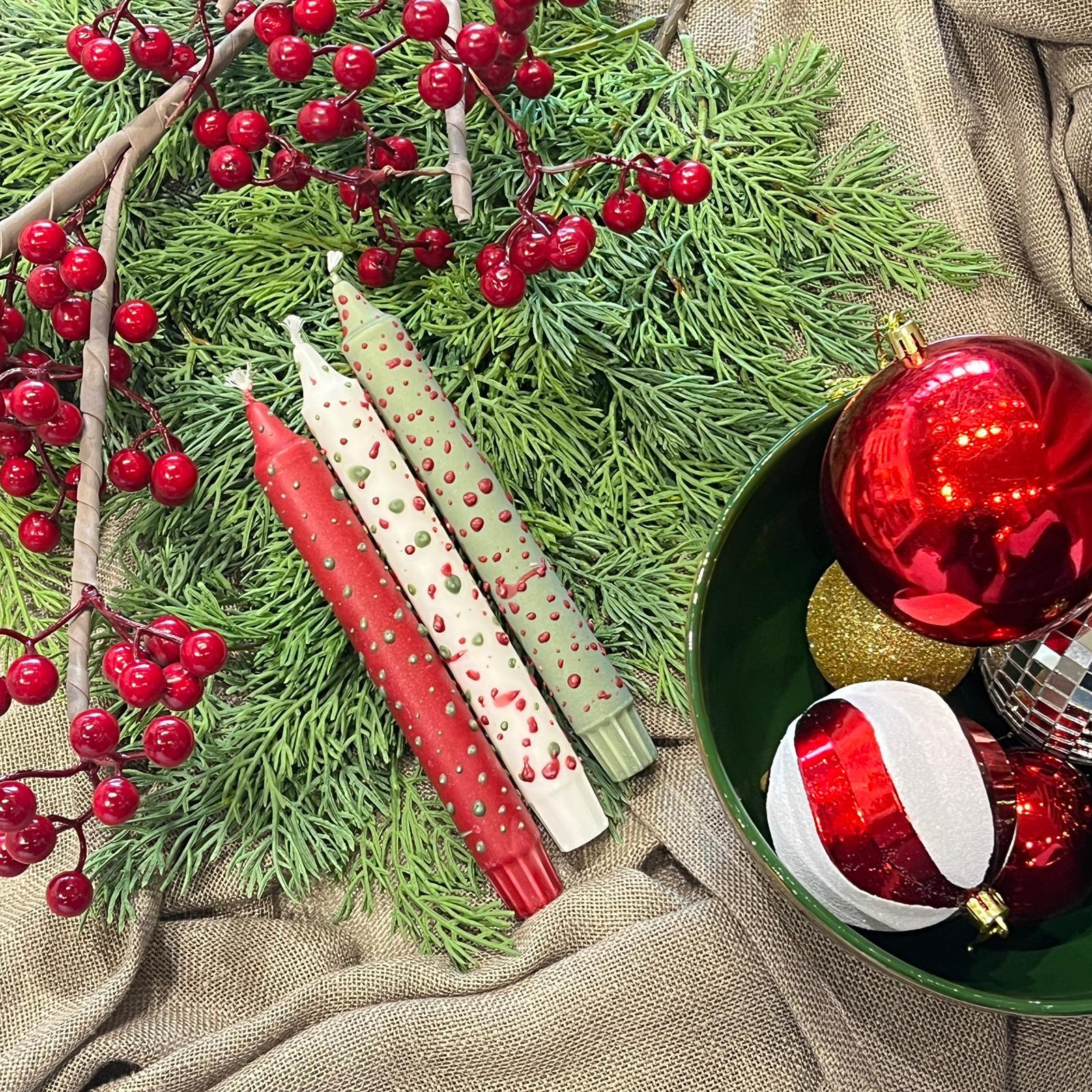 CHRISTMAS KIRMIZI DAMLA MUM