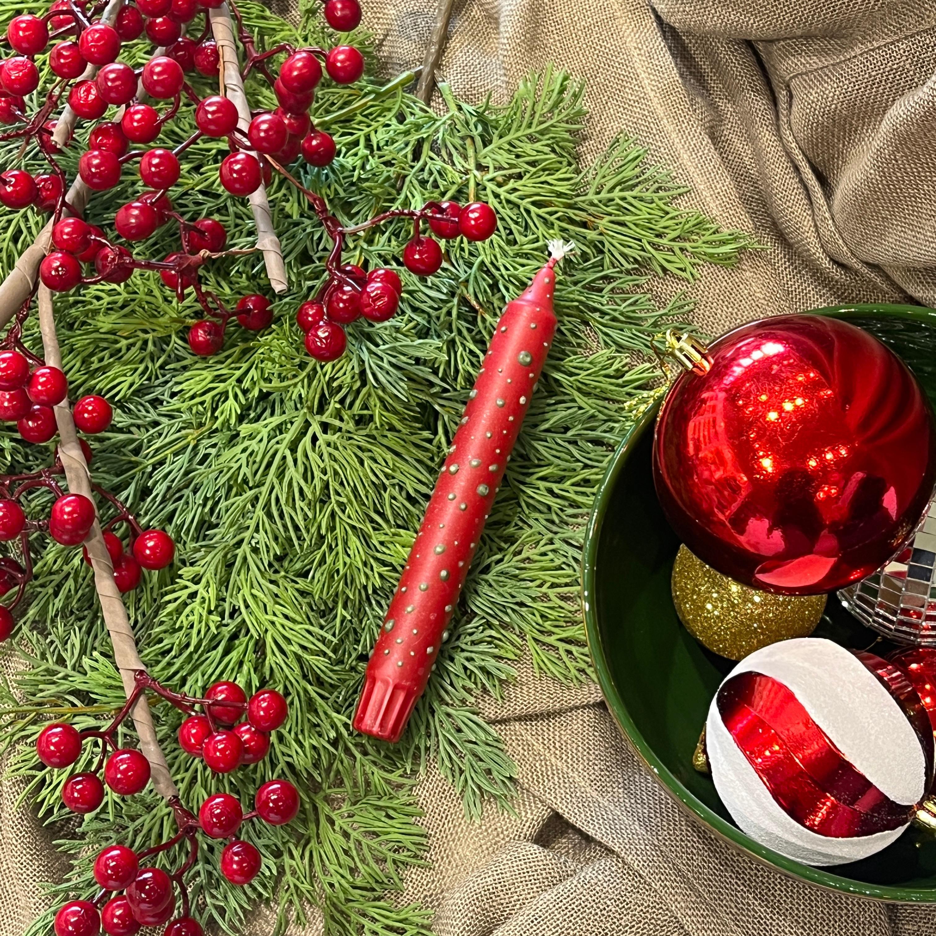 CHRISTMAS KIRMIZI DAMLA MUM