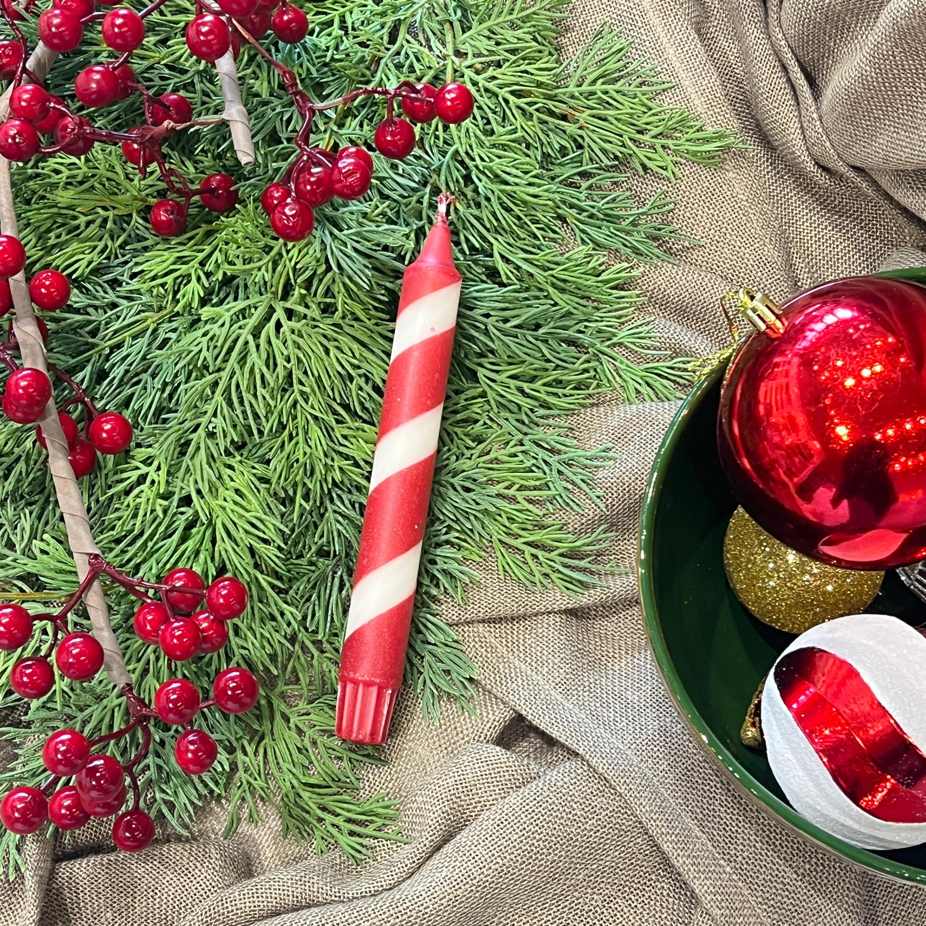 CHRISTMAS KIRMIZI STRIPE MUM