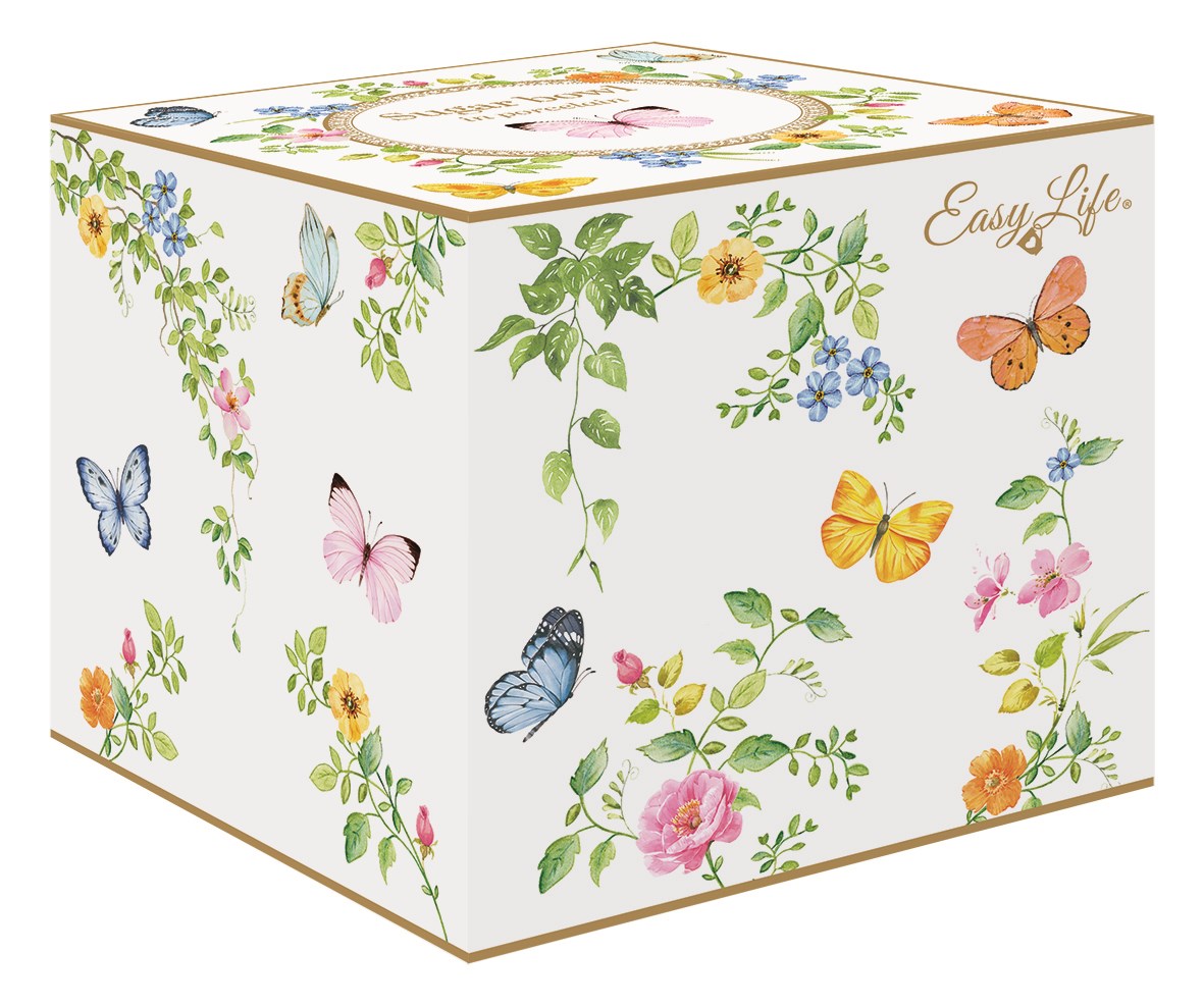 EASY LIFE Dancing Butterflies Porselen Şekerlik 220 ml