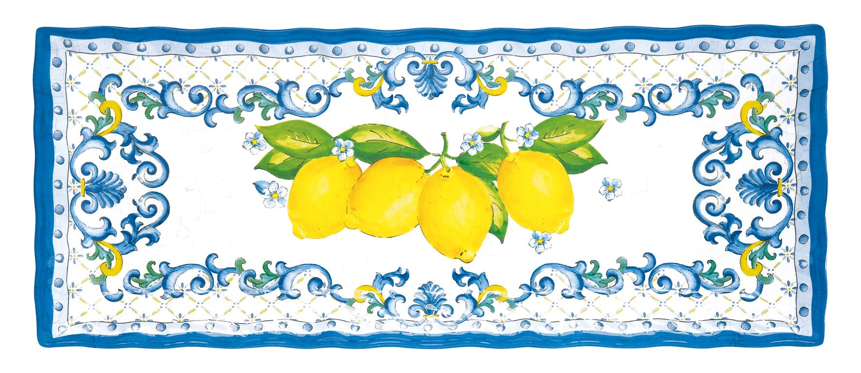 EASY LIFE Sorrento Melamin Dikdörtgen Tepsi 48 x 20 cm