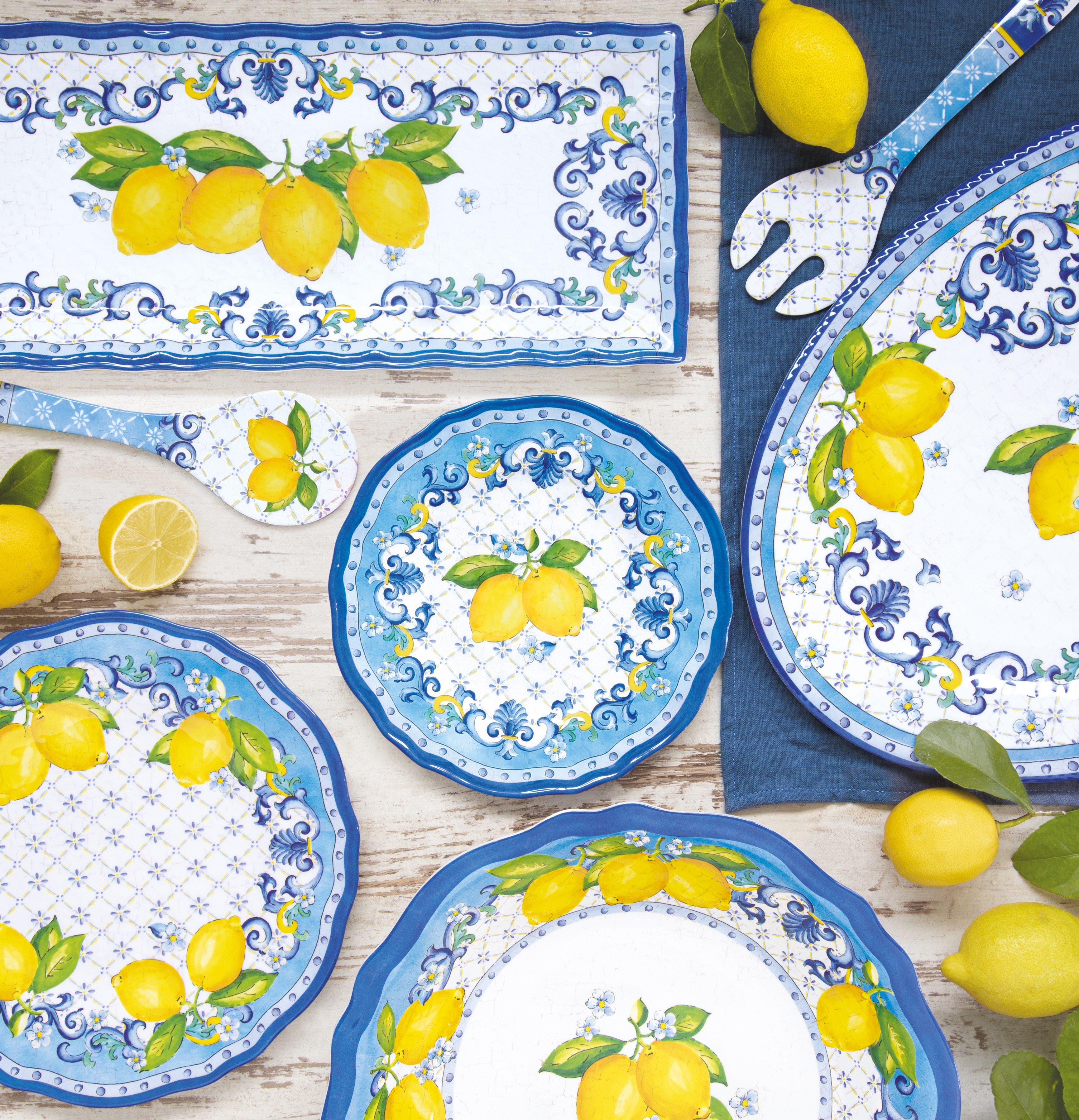 EASY LIFE Sorrento Melamin Yemek Tabağı 19 cm