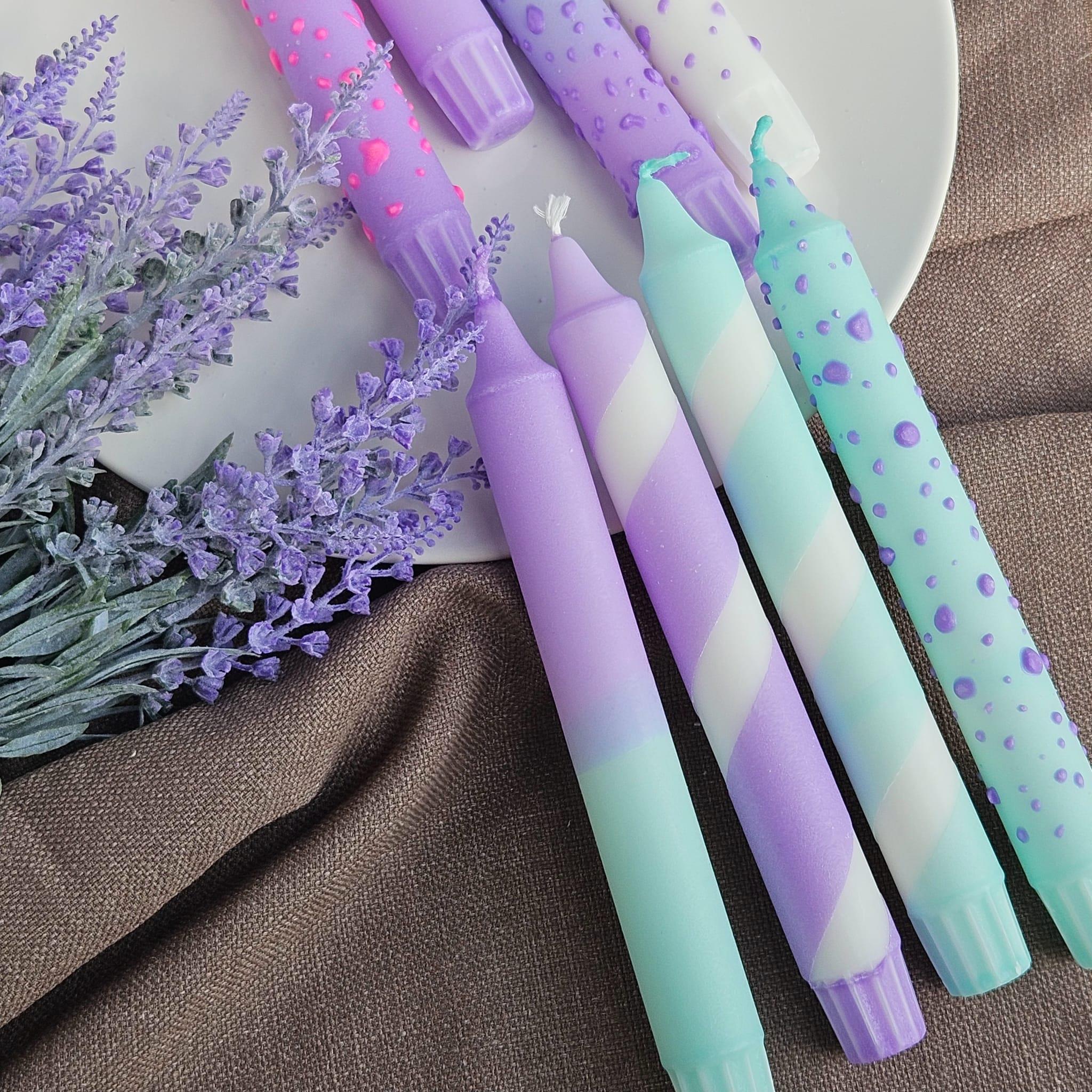 PURPLE DREAM LİLA MİNT DEGRADE MUM