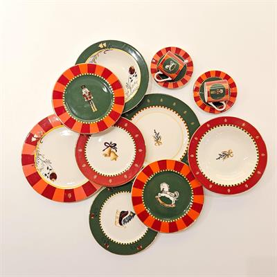 23 cm Porselen Çukur Yemek Tabağı