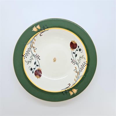 23 cm Porselen Çukur Yemek Tabağı