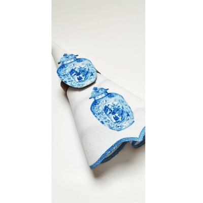 8x8 cm 4 Parça Peçete Halka Takımı