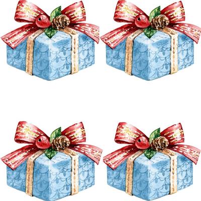 8x8 cm 4 Parça Peçete Halka Takımı- 12166