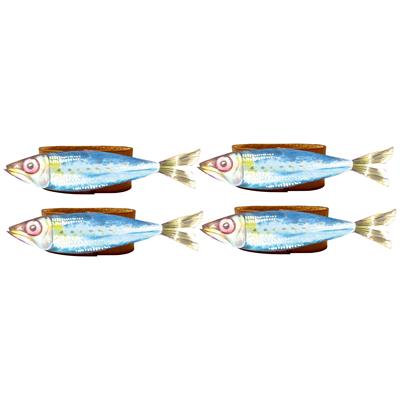 8x8 cm 4 Parça Peçete Halka Takımı 12516