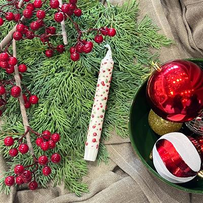 CHRISTMAS BEYAZ DAMLA MUM