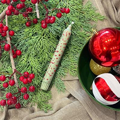 CHRISTMAS YEŞİL DAMLA MUM