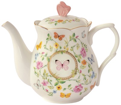 EASY LİFE Dancing Butterflies Porselen Çaydanlık 900 ml