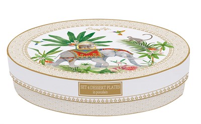 EASY LIFE Marajah 4lü Porselen Pasta Tabağı 19 Cm 