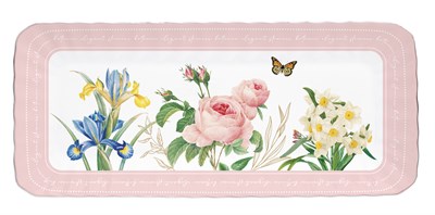 EASY LIFE Royal Blossom Porselen Sunumluk 36 x 15 cm