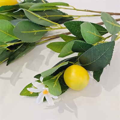 LİMON ÇİÇEKLİ LİMON DALI 74 CM