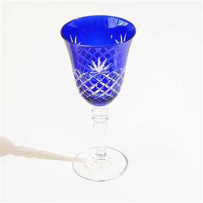 MAVİ KRİSTAL KADEH