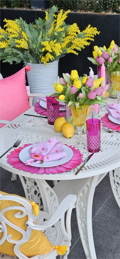 PEMBE KRİSTAL BARDAK