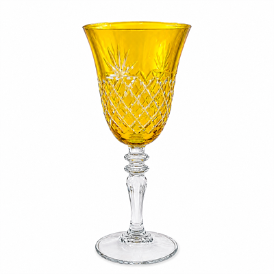 SARI KRİSTAL KADEH