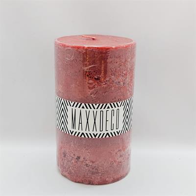 Silindir Mum Bordo- Orta