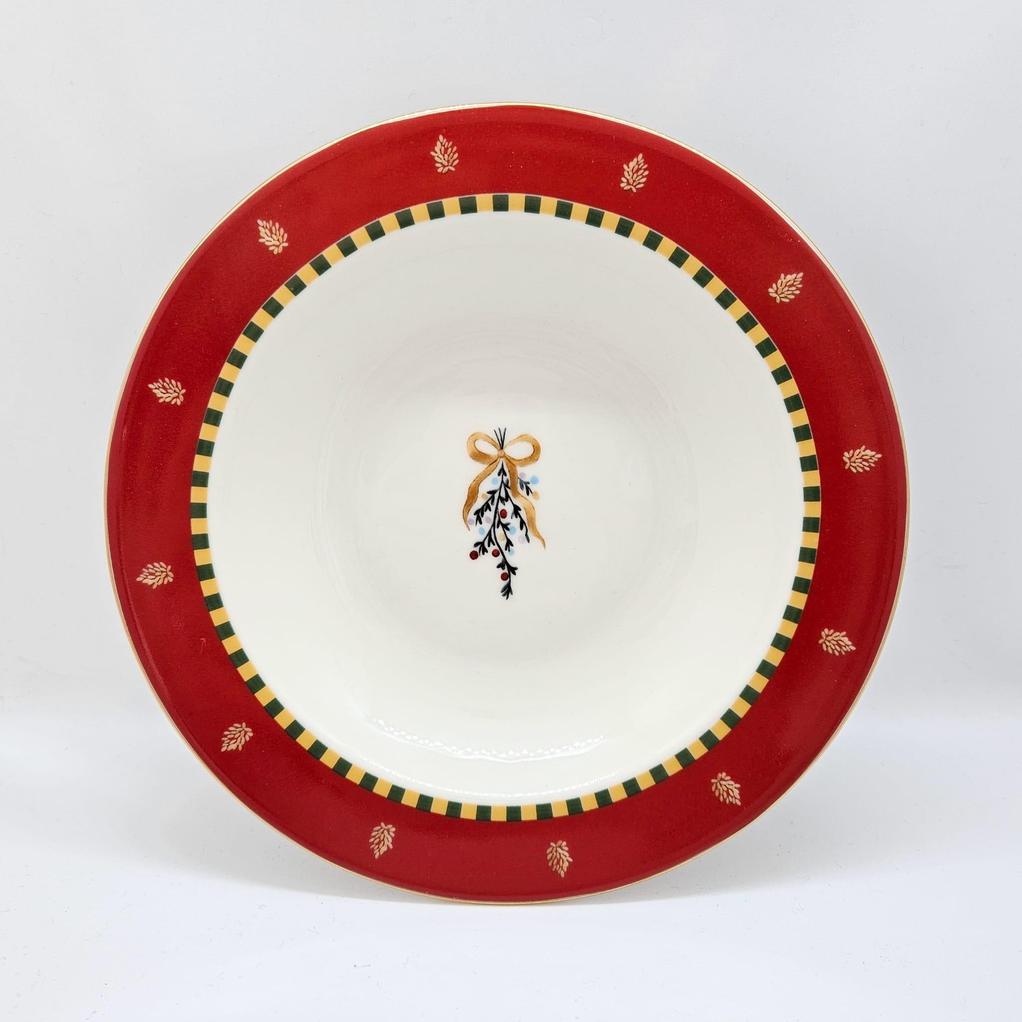 23 cm Porselen Çukur Yemek Tabağı
