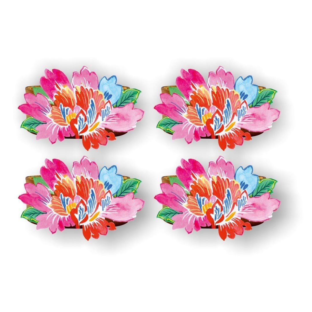 8x8 cm 4 Parça Peçete Halka Takımı