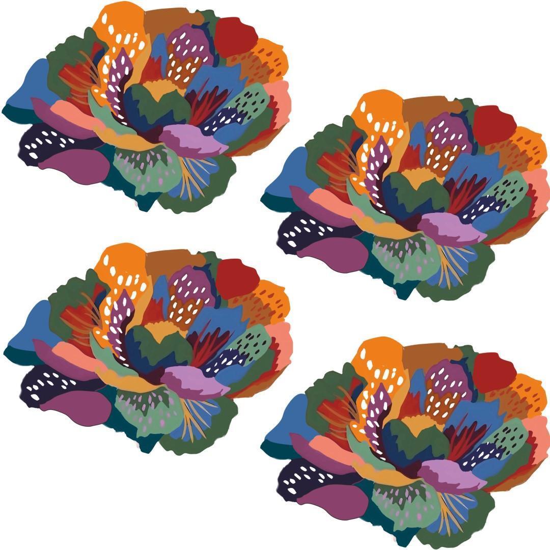 8x8 cm 4 Parça Peçete Halka Takımı-12173