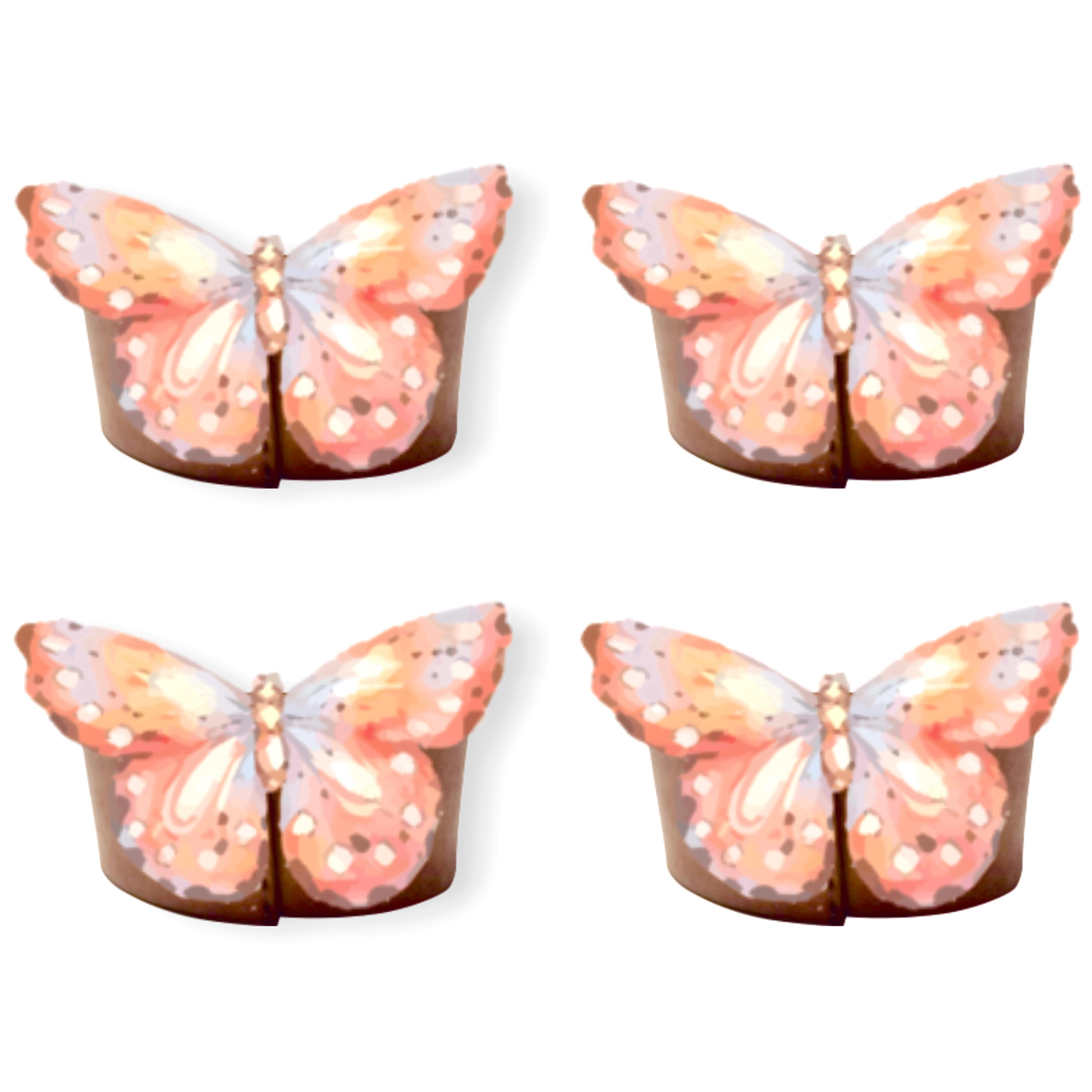 8x8 cm 4 Parça Peçete Halka Takımı-12316