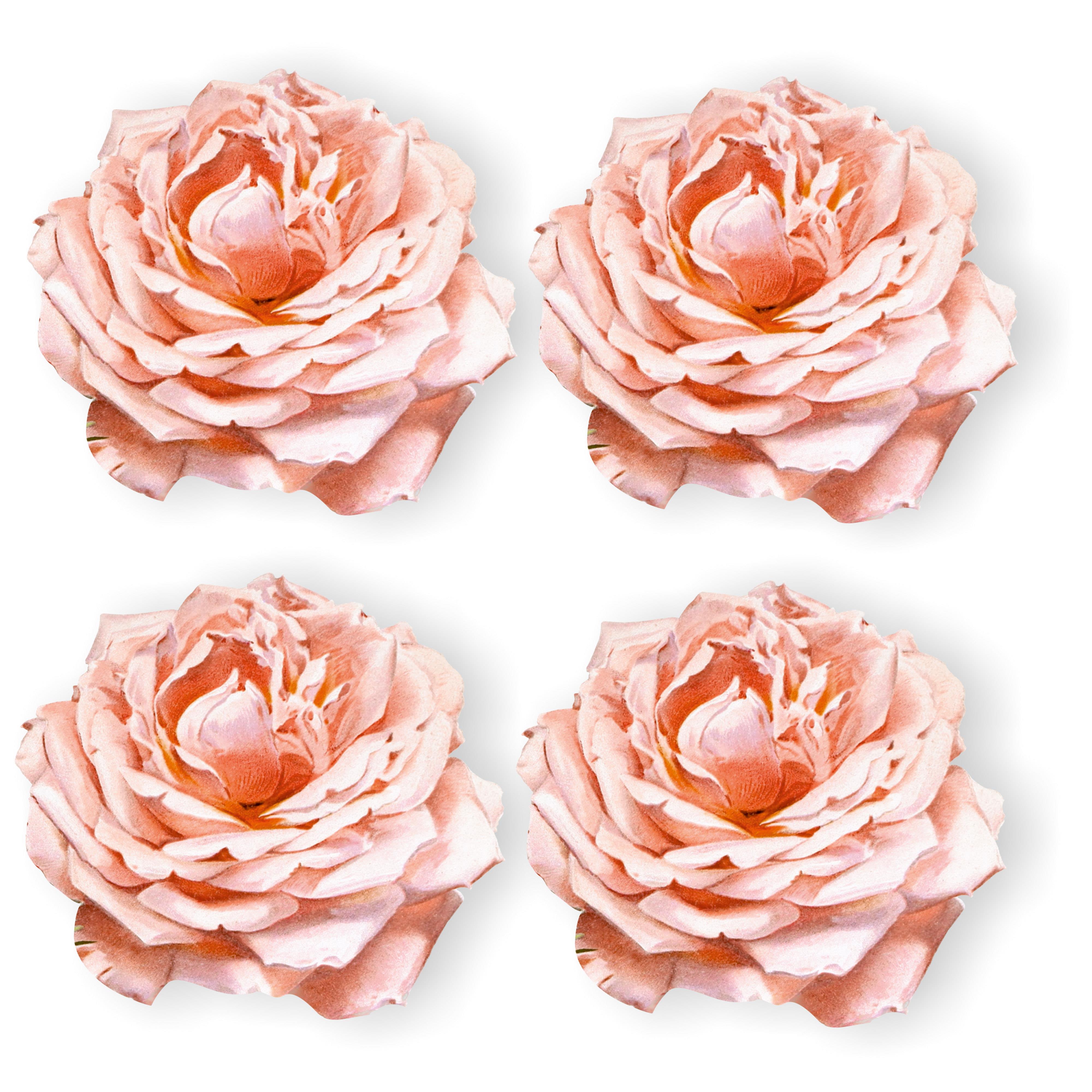 8x8 cm 4 Parça Peçete Halka Takımı-12571