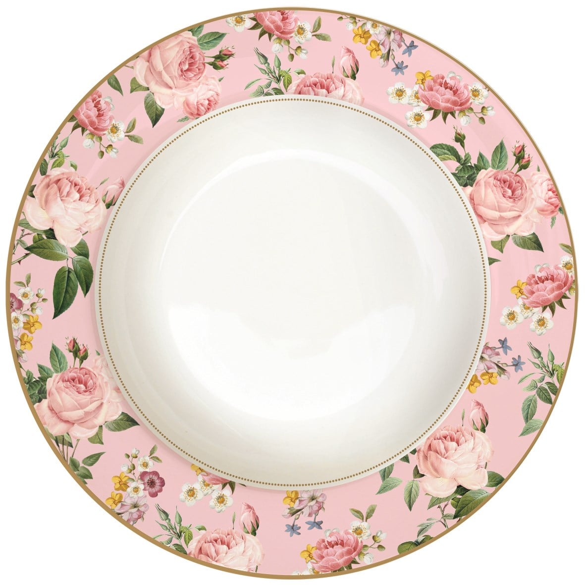 EASY LIFE Chant Des Roses Porselen Yemek Tabağı 21,5 cm