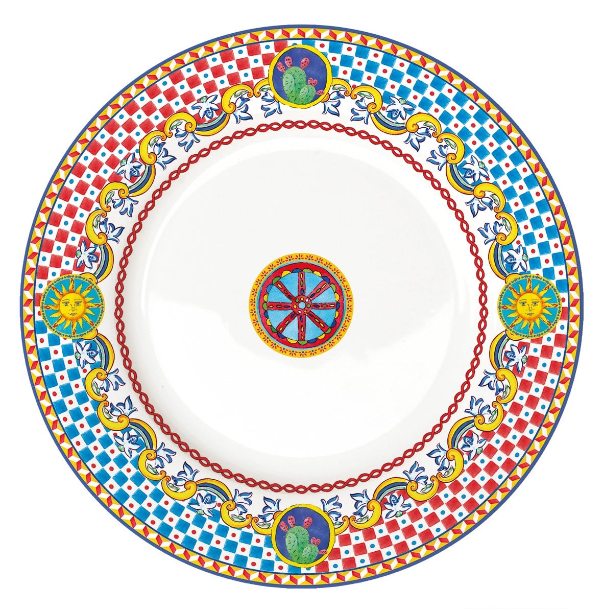 EASY LIFE Sicily Porselen Servis Tabağı 26,5 cm 