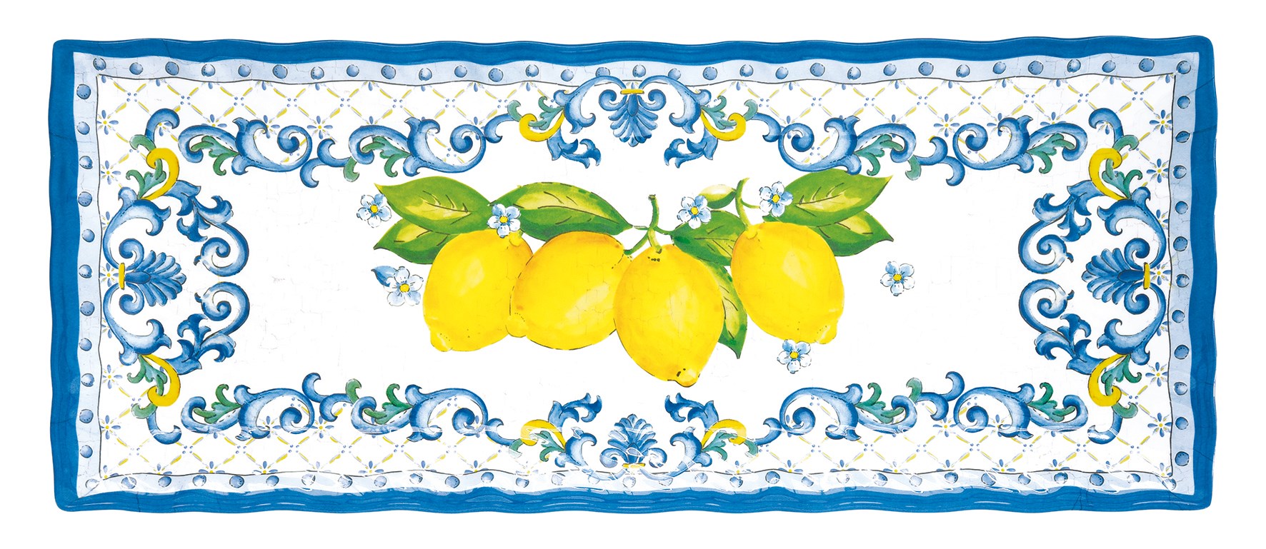EASY LIFE Sorrento Melamin Dikdörtgen Tepsi 48 x 20 cm